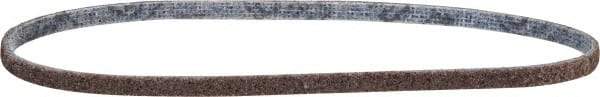 3M - 1/4" Wide x 18" OAL, Aluminum Oxide Abrasive Belt - Aluminum Oxide, Coarse, Nonwoven, Series SE-BS - Americas Industrial Supply