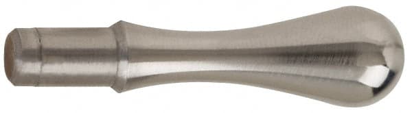 Gibraltar - 1/4" Press Fit Stem, Fixed Handwheel & Machine Handle - Carbon Steel Bulb Shape Handle, 7/16" Long Carbon Steel Stem, 1-23/32" OAL - Americas Industrial Supply