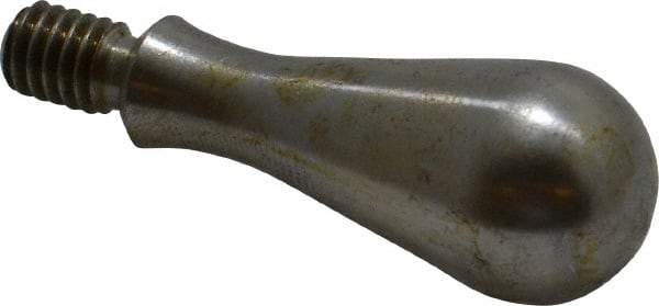 Gibraltar - 5/16-18 Threaded Stem, Fixed Handwheel & Machine Handle - Carbon Steel Bulb Shape Handle, 7/16" Long Carbon Steel Stem, 2-5/32" OAL - Americas Industrial Supply