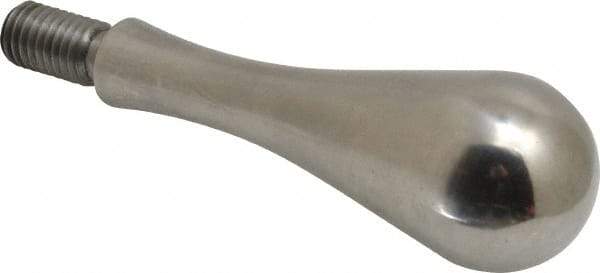 Gibraltar - 1/2-13 Threaded Stem, Fixed Handwheel & Machine Handle - Carbon Steel Bulb Shape Handle, 15/16" Long Carbon Steel Stem, 5" OAL - Americas Industrial Supply