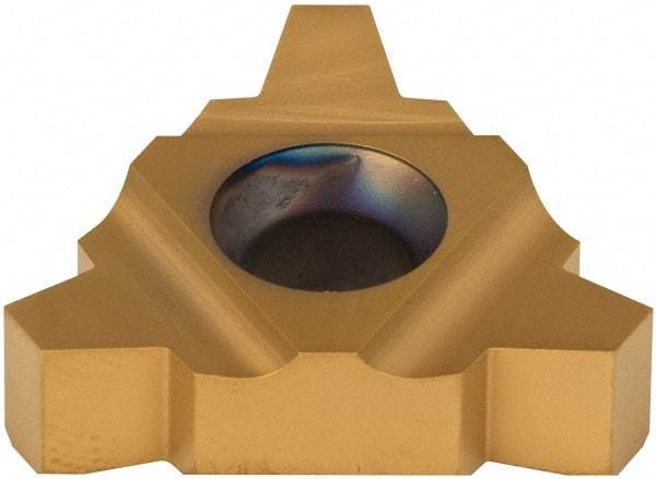Carmex - 27UIR/L Internal Left & Right Hand 3 Acme Laydown Threading Insert - Grade P25C, TiN Coated Carbide - Americas Industrial Supply