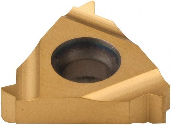 Carmex - 16ER External Right Hand 13 UN Laydown Threading Insert - Grade P25C, TiN Coated Carbide - Americas Industrial Supply