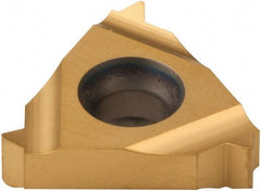 Carmex - 16ER External Right Hand 13 UN Laydown Threading Insert - Grade P25C, TiN Coated Carbide - Americas Industrial Supply