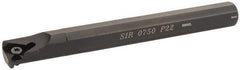 Carmex - Internal Thread, Right Hand Cut, 3/4" Shank Width x 3/4" Shank Height Indexable Threading Toolholder - 7" OAL, 22IR Insert Compatibility, SI Toolholder, Series SIR - Americas Industrial Supply