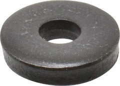Gibraltar - M5 Screw, Grade 1010 Case Hardened Steel Extra Thick Flat Washer - 5.3mm ID x 15mm OD, 3.5mm Thick, Black Oxide Finish - Americas Industrial Supply