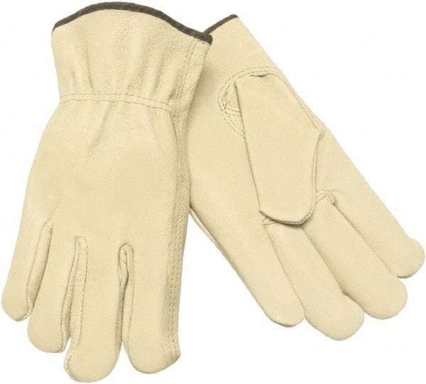 MCR Safety - Size XL General Protection Work Gloves - For Work & Driver, Uncoated, Beige, Paired - Americas Industrial Supply
