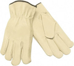 MCR Safety - Size XL General Protection Work Gloves - For Work & Driver, Uncoated, Beige, Paired - Americas Industrial Supply