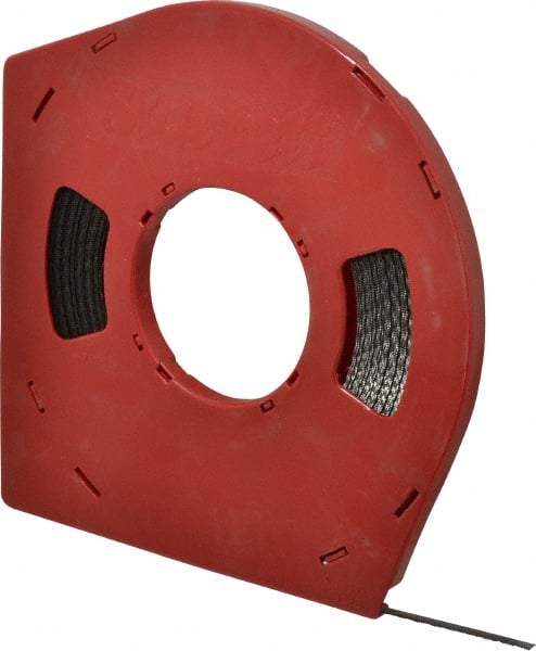 Starrett - 1/4" x 100' x 0.025" Carbon Steel Band Saw Blade Coil Stock - 24 TPI, Toothed Edge, Straight Form, Wavy Set, Flexible Back, No Rake Angle, Constant Pitch, Contour Cutting - Americas Industrial Supply