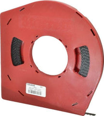 Starrett - 3/8" x 100' x 0.025" Carbon Steel Band Saw Blade Coil Stock - 4 TPI, Toothed Edge, Skip Form, Raker Set, Flexible Back, No Rake Angle, Constant Pitch, Contour Cutting - Americas Industrial Supply