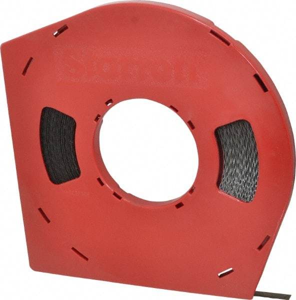 Starrett - 3/8" x 100' x 0.025" Carbon Steel Band Saw Blade Coil Stock - 24 TPI, Toothed Edge, Straight Form, Wavy Set, Flexible Back, No Rake Angle, Constant Pitch, Contour Cutting - Americas Industrial Supply