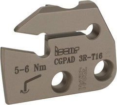 Iscar - 2.8 to 4mm Groove Width, 16mm Max Depth of Cut, Right Hand Cut, Indexable Grooving Blade - GIF.., GIM.., GIP.., TIP.. Insert Style, Series Cut Grip - Americas Industrial Supply