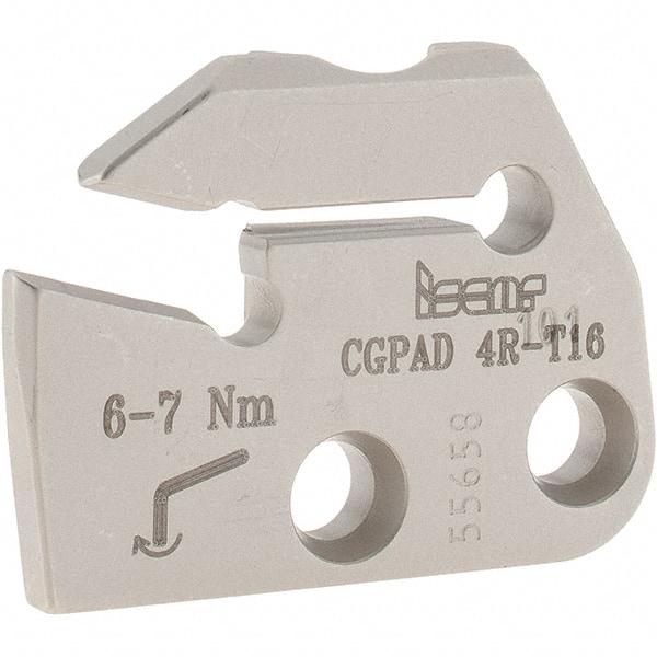 Iscar - Right Hand Cut, 5mm Insert Width, Cutoff & Grooving Support Blade for Indexables - 16mm Max Depth of Cut, 5.2mm Head Projection - Americas Industrial Supply