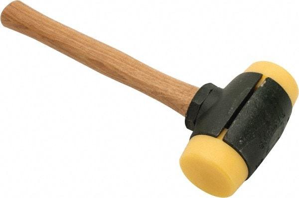 Garland - 6-1/2 Lb Head 2-3/4" Face Plastic Split Head Hammer - Wood Handle - Americas Industrial Supply