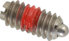 Gibraltar - 1/4-20, 17/32" Thread Length, 0.078" Plunger Projection, Stainless Steel Threaded Spring Plunger - 0.119" Max Plunger Diam, 0.531" Plunger Length, 3 Lb Init End Force, 10.5 Lb Final End Force - Americas Industrial Supply