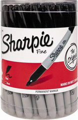 Sharpie - Black Dye & Pigment-Based Ink Wet Surface Pen - Fine Tip, AP Nontoxic Ink - Americas Industrial Supply