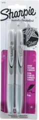 Sharpie - Metallic Silver Wet Surface Pen - Fine Tip, AP Nontoxic Ink - Americas Industrial Supply