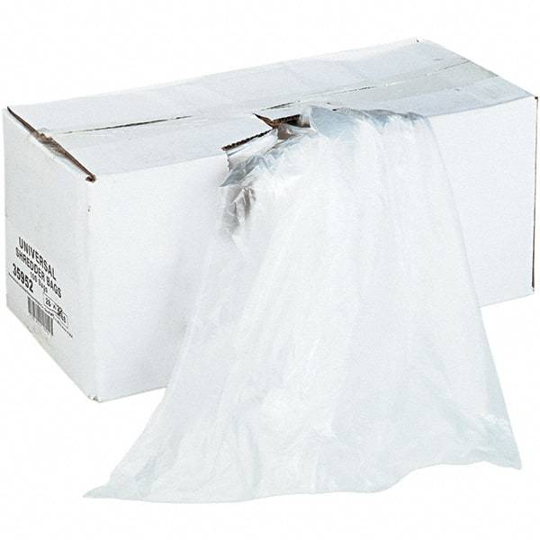 UNIVERSAL - Clear Shredder Waste Bag - Use with Shredder - Americas Industrial Supply