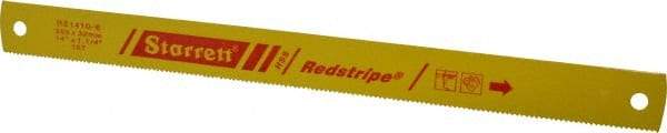 Starrett - 14" Long, 10 Teeth per Inch, High Speed Steel Power Hacksaw Blade - Toothed Edge, 1-1/4" Wide x 0.062" Thick - Americas Industrial Supply