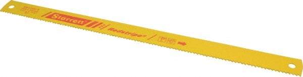 Starrett - 17" Long, 6 Teeth per Inch, High Speed Steel Power Hacksaw Blade - Toothed Edge, 1-1/4" Wide x 0.062" Thick - Americas Industrial Supply