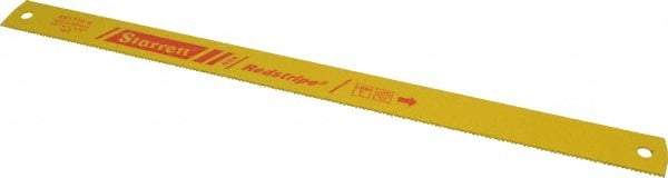 Starrett - 17" Long, 10 Teeth per Inch, High Speed Steel Power Hacksaw Blade - Toothed Edge, 1-1/4" Wide x 0.062" Thick - Americas Industrial Supply