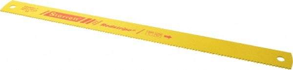 Starrett - 18" Long, 6 Teeth per Inch, High Speed Steel Power Hacksaw Blade - Toothed Edge, 1-1/2" Wide x 0.075" Thick - Americas Industrial Supply