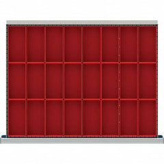 LISTA - 24-Compartment Drawer Divider Layout for 3.15" High Drawers - Americas Industrial Supply
