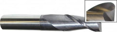 Accupro - 3/4", 2 Flute, Single End, Solid Carbide, 0.09" Corner Radius End Mill - 4" OAL, 40° Helix, Right Hand Flute, 1-1/2" LOC, Right Hand Cut - Americas Industrial Supply