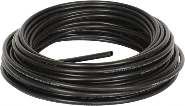 Parker - 10mm OD, 100' Long, Polyethylene Tube - Black, -80 to 150°F - Americas Industrial Supply