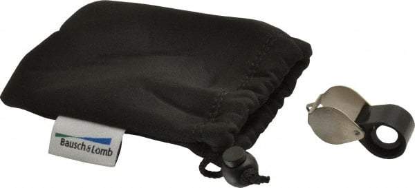 Bausch & Lomb - 14x Magnification, 0.7874 Inch Focal Distance, Handheld Magnifier - 1 Lens, Round - Americas Industrial Supply