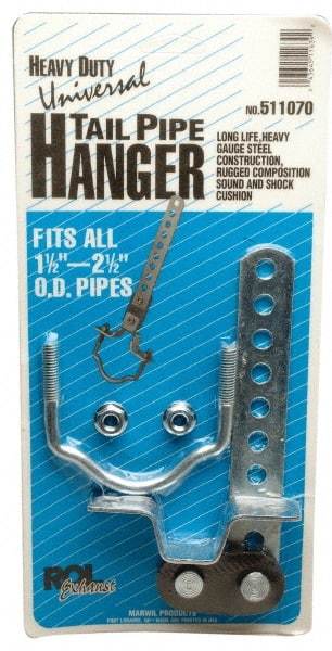 Made in USA - 4-1/4" Long, Steel Tailpipe Hanger - 1-1/2" OD - Americas Industrial Supply