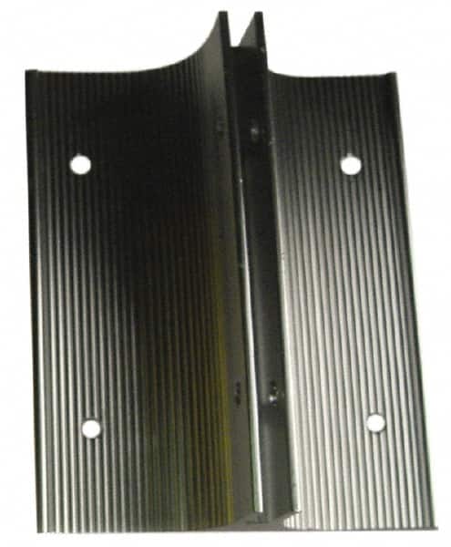 NMC - Aluminum Flag Style Wall Sign Holder - Silver, 3 Inch Width x 3 Inch Holder Height - Americas Industrial Supply