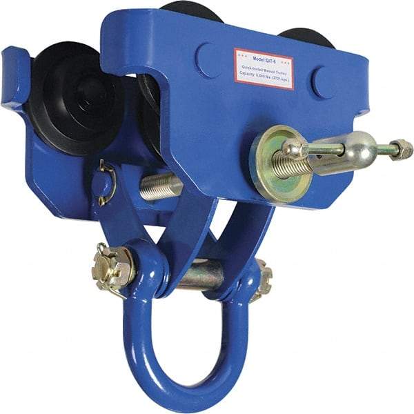 Vestil - 3 Ton Capacity Quick Install Manual Trolley - 3" to 7" Flange Width - Americas Industrial Supply