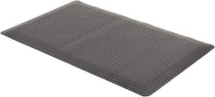 Wearwell - 5' Long x 3' Wide, Dry Environment, Anti-Fatigue Matting - Black, Vinyl with Urethane Sponge Base, Beveled on 4 Sides - Americas Industrial Supply