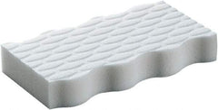 Mr. Clean - 2.4" Long x 4.6" Wide x 0.7" Thick Eraser - Medium-Duty, White - Americas Industrial Supply