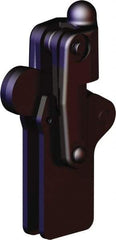 De-Sta-Co - 2,473 Lb Holding Capacity, Vertical Handle, Manual Hold Down Toggle Clamp - 200° Bar Opening, Weldable Base, Oxide Finish, Forged Alloy Steel - Americas Industrial Supply