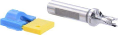 Iscar - 0.315" to 0.331" Diam, 1.5xD, 0.47" Max Depth, 1/2" Shank Diam, 2.87" OAL, Replaceable-Tip Drill - FCP, ICK, ICK-2M, ICM, ICP, iCP-2M Insert, 73382954 Toolholder, Series SumoCham - Americas Industrial Supply