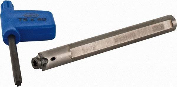 Iscar - MGCH, Internal, 1.5mm Max Depth of Cut, 0.5 to 4mm Groove Width, Indexable Grooving Tool Holder - GIQ.. Insert Compatibility, 6mm Shank Width, 62mm OAL, Through Coolant - Americas Industrial Supply