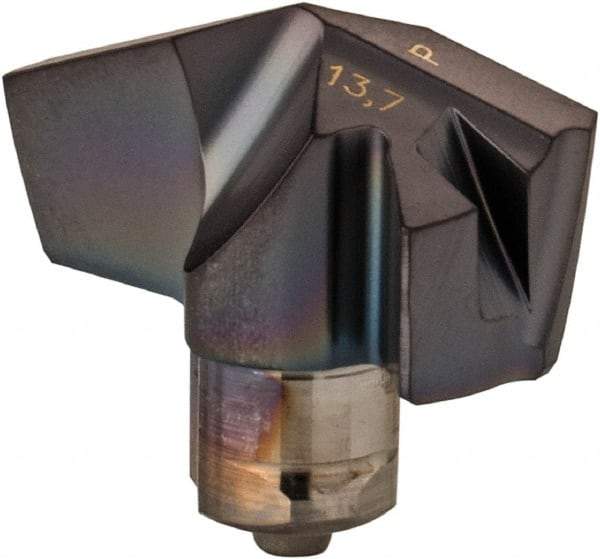 Iscar - Series ICP, 0.539" Diam Grade IC908 140° Replaceable Drill Tip - Carbide, TiAlN Finish, 13 Seat Size, Through Coolant - Americas Industrial Supply