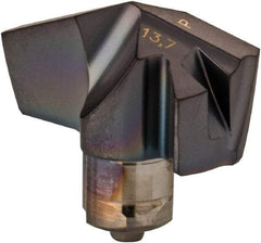 Iscar - Series ICP, 0.539" Diam Grade IC908 140° Replaceable Drill Tip - Carbide, TiAlN Finish, 13 Seat Size, Through Coolant - Americas Industrial Supply