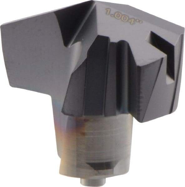 Iscar - Series ICP, 25.5mm Diam Grade IC908 140° Replaceable Drill Tip - Carbide, TiAlN Finish, 25 Seat Size - Americas Industrial Supply