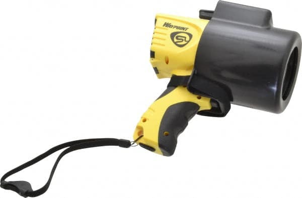 Streamlight - White LED Bulb, 550 Lumens, Spotlight/Lantern Flashlight - Yellow Plastic Body, 4 C Alkaline Batteries Not Included - Americas Industrial Supply