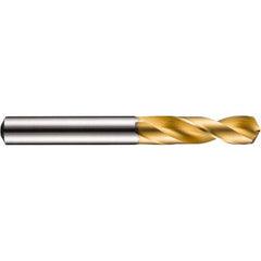 DORMER - 1/2" 130° Spiral Flute Solid Carbide Screw Machine Drill Bit - Americas Industrial Supply