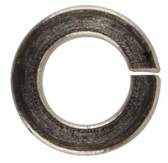 Made in USA - #4, 0.025" Thick Split Lock Washer - 316 Stainless Steel, 0.114" Min ID, 0.12" Max ID, 0.209" Max OD - Americas Industrial Supply