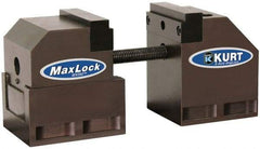 Kurt - 3-1/2" Jaw Width, 4-5/8" High x 8" Long Vise - For Use with 5 Axis Workholding Systems - Americas Industrial Supply
