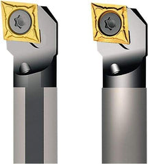 Seco - 17mm Min Bore Diam, 160mm OAL, 12mm Shank Diam, A-SCLC Indexable Boring Bar - 20mm Max Bore Depth, CC.. 09T3.. Insert, Screw Holding Method - Americas Industrial Supply