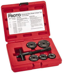 Proto - 7 Piece Automotive Disc Brake Caliper Tool Kit - Americas Industrial Supply