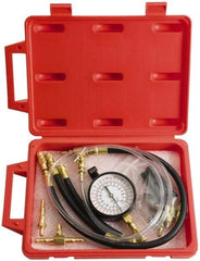 Proto - 2' Hose Length, 0 to 145 psi, Mechanical Automotive Fuel Injection Tester - 1 Lb Graduation - Americas Industrial Supply