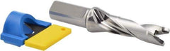 Iscar - 0.866" to 0.902" Diam, 3xD, 2.6" Max Depth, 1" Shank Diam, 6.17" OAL, Replaceable-Tip Drill - FCP, ICK, ICK-2M, ICM, ICN, ICP, iCP-2M Insert, 22 Seat Size, 73438798 Toolholder, Series SumoCham - Americas Industrial Supply