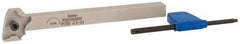 Iscar - External Thread, 0.256" Max Depth of Cut, 0.5mm Min Groove Width, 5" OAL, Right Hand Indexable Grooving Cutoff Toolholder - 3/8" Shank Height x 3/8" Shank Width, PENTA 24... Insert Style, PCH Toolholder Style, Series PentaCut - Americas Industrial Supply