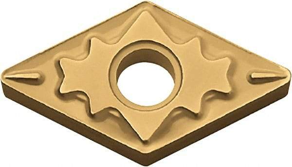 Kyocera - DNMG432 HQ Grade CA5525 Carbide Turning Insert - TiCN/Al2O3/TiN Finish, 55° Diamond, 1/2" Inscr Circle, 3/16" Thick, 1/32" Corner Radius - Americas Industrial Supply